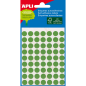 Etiquettes Minibag Apli Vert Ø 8.0mm 3 Feuilles