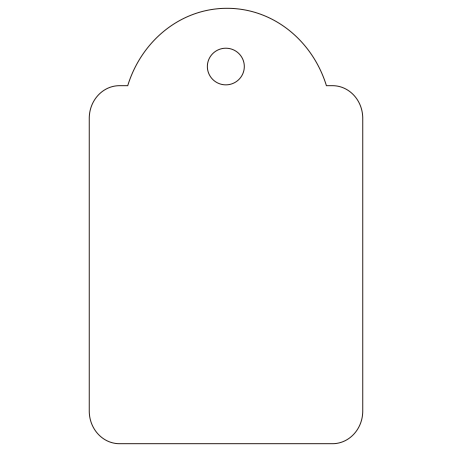 Étiquettes suspendues Apli Blanc 22 x 35 mm 500 U.