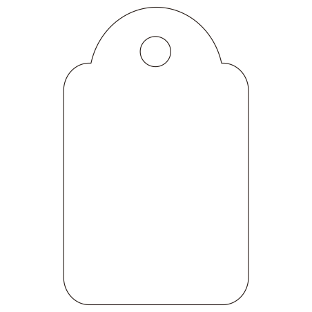 Étiquettes suspendues Apli Blanc 18 x 29 mm 1 000 U.