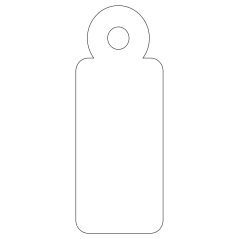 Étiquettes suspendues Apli Blanc 13 x 34 mm 1 000 U.