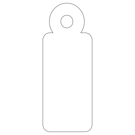Étiquettes suspendues Apli Blanc 13 x 34 mm 1 000 U.