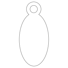 Étiquettes suspendues Apli Blanc 11 x 24 mm 1 000 U.