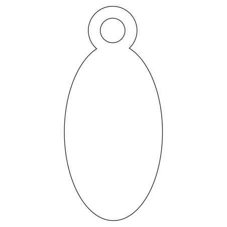 Étiquettes suspendues Apli Blanc 11 x 24 mm 1 000 U.