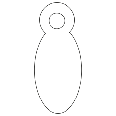 Étiquettes suspendues Apli Blanc 8 x 19 mm 1 000 U.