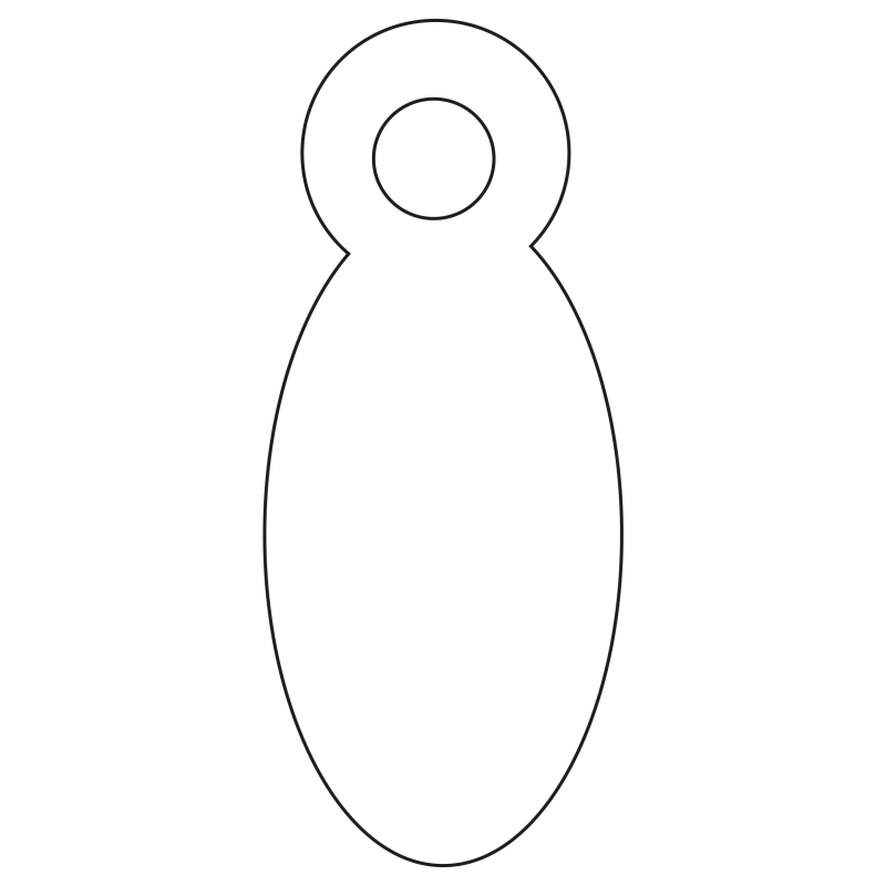 Étiquettes suspendues Apli Blanc 8 x 19 mm 1 000 U.