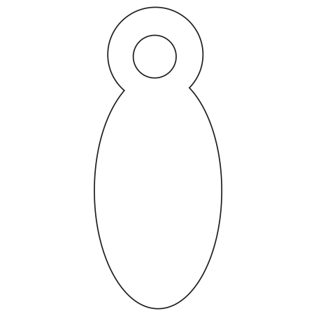 Étiquettes suspendues Apli Blanc 8 x 19 mm 1 000 U.