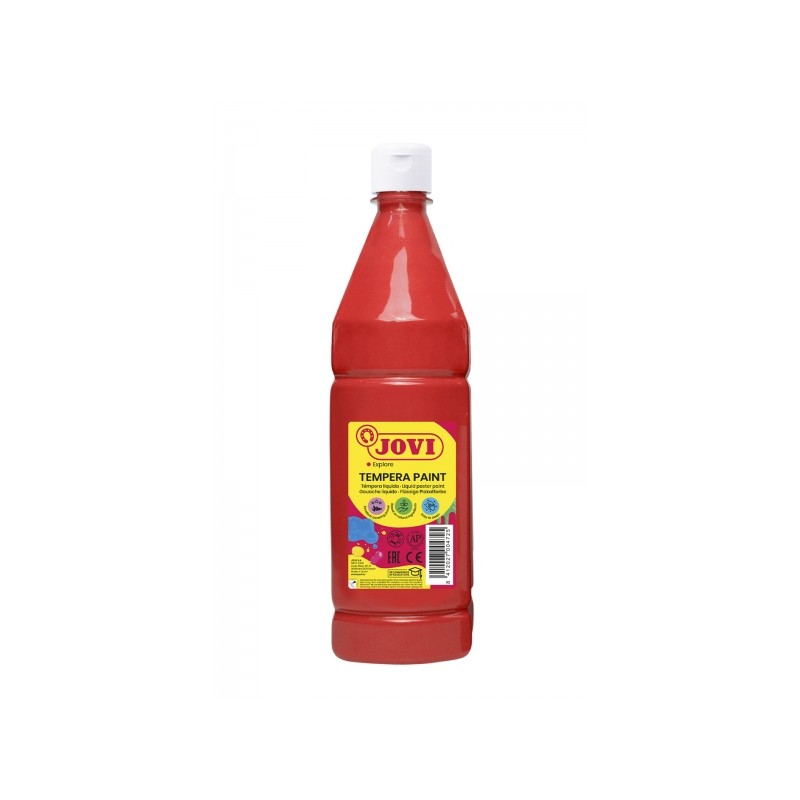 Peinture Tempera Liquide Jovi - À base d'eau - Prête à l'emploi - Haut pouvoir couvrant - Séchage rapide - Excellente fluidité