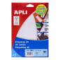 Apli A5 étiquettes blanches 21,0 x 74,6 mm 15 feuilles