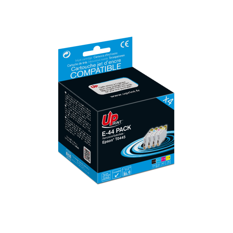Pack UPRINT compatible EPSON T044 4 cartouches Pack UPRINT compatible EPSON T044 4 cartouches
