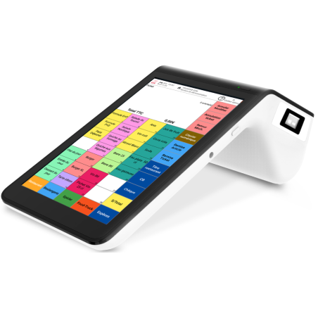 caisse enregistreuse tactile blanche TECHFIVE