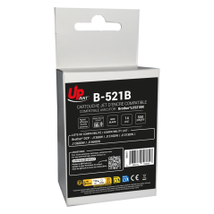 Cartouche compatible Brother LC521 noire Uprint Premium qualité garantie
