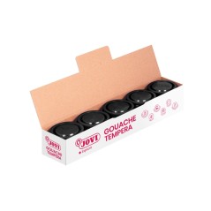 ✅ LOT de 5 Pot Tempera Jovi School - 35 ml - Couleurs Mélangables - pour Papier, Carton, Bois, Tissu, Pâte à en stock