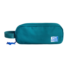 ✅ Trousse Oxford B-Smart - 3 Compartiments - Poignée Latérale - En Matière Recyclée - Couleur Aqua couleur P en stock