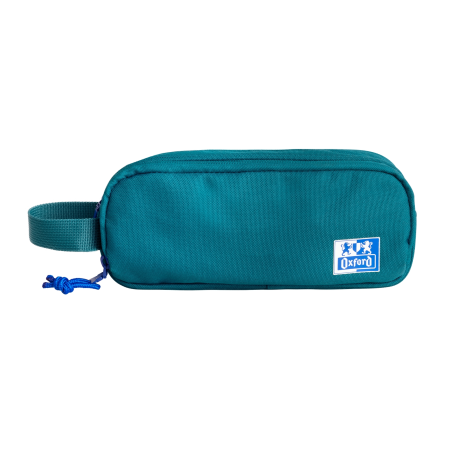 ✅ Trousse Oxford B-Smart - 3 Compartiments - Poignée Latérale - En Matière Recyclée - Couleur Aqua couleur P en stock