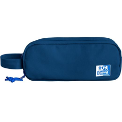 ✅ Trousse Oxford B-Smart - 3 Compartiments - Poignée Latérale - En Matière Recyclée - Couleur Bleu couleur b en stock