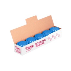 ✅ LOT de 5 Pot Tempera Jovi School - 35 ml - Couleurs Mélangables - pour Papier, Carton, Bois, Tissu, Pâte à en stock