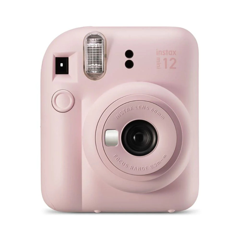 Appareil photo instantané Fujifilm Instax Mini 12 Blossom Pink - Taille d'image 62x46mm - Flash automatique - Exposition
