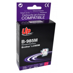 ✅ Cartouche UPRINT compatible BROTHER LC-985 magenta couleur magenta en stock