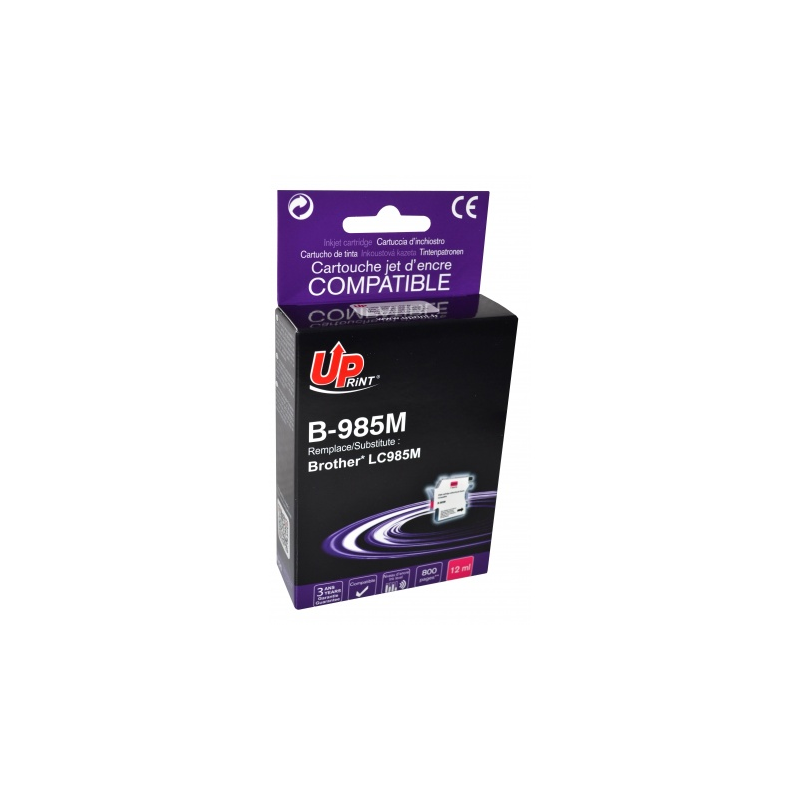 Cartouche UPRINT compatible BROTHER LC-985 magenta Cartouche UPRINT compatible BROTHER LC-985 magenta