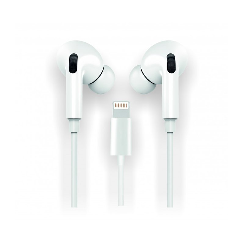 Casque intra-auriculaire TechOneTech ear Tech Hop Inner Lightning - Microphone intégré - Assistant vocal - Câble de 1,20 m