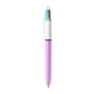 Stylo bille 4 couleurs Bic lot de 12 multicolore