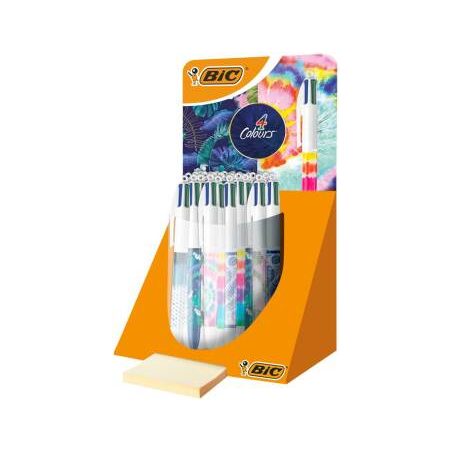 présentoir stylos gel BIC multicolores
