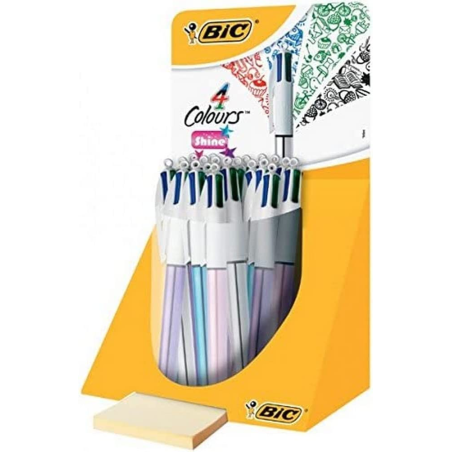Présentoir stylos Bic 4 couleurs
