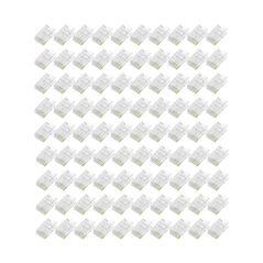 Aisens Pack de 100 Connecteurs RJ45 8 Fils CAT.6 AWG24