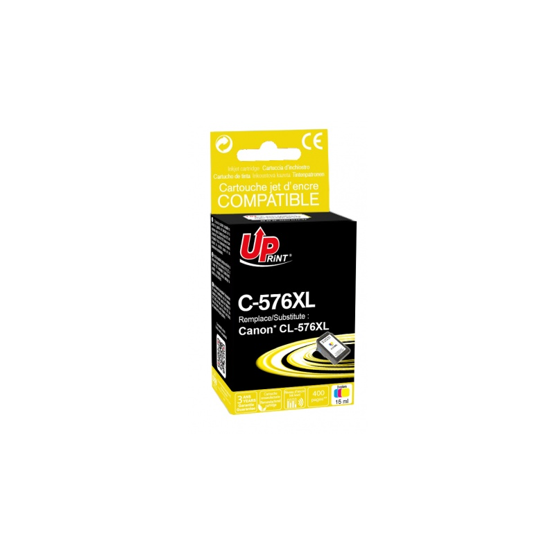 Cartouche encre Uprint compatible CANON CL-576XL couleur Cartouche encre Uprint compatible CANON CL-576XL couleur