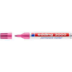 ✅ LOT de 10 Edding 3000 Marqueur Permanent couleur Rosa en stock