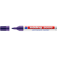 ✅ LOT de 10 Edding 3000 Marqueur Permanent couleur violet en stock
