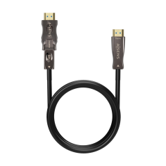 Câble Aisens Hdmi V2.1 AOC Détachable Ultra Haut Débit / Hec 8K@60Hz 4K@120Hz 4:4:4 48Gbps - A/MD/A/M - 50M - Couleur Noir