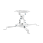 Support pivotant universel Aisens - Plafond inclinable pour projecteur - Jusqu'à 13,5 kg - Couleur blanche