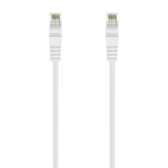 Cordon de raccordement pour câble réseau Aisens RJ45 LSZH CAT.6A 500 MHz UTP AWG24 - 1,0 M - Couleur blanche