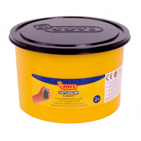 ✅ Jovi Soft Dough Blandiver Pot 460gr - Noir - Souple et flexible - Facile à pétrir et à mouler - Idéal pour en stock