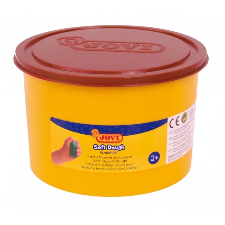 ✅ Jovi Soft Dough Blandiver Pot 460gr - Pâte à modeler marron - Douce et flexible - Facile à pétrir et à mo en stock