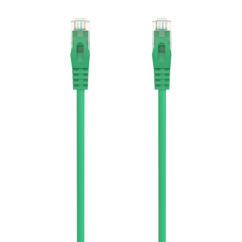 Cordon de raccordement de câble réseau Aisens RJ45 LSZH CAT.6A 500 MHz UTP AWG24 - 2.0M - Couleur verte