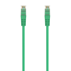 Cordon de raccordement pour câble réseau Aisens RJ45 LSZH CAT.6A 500 MHz UTP AWG24 - 0,5 M - Couleur verte