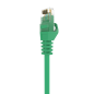 Cordon de raccordement de câble réseau Aisens RJ45 LSZH CAT.6A 500 MHz UTP AWG24 - 30CM - Couleur verte