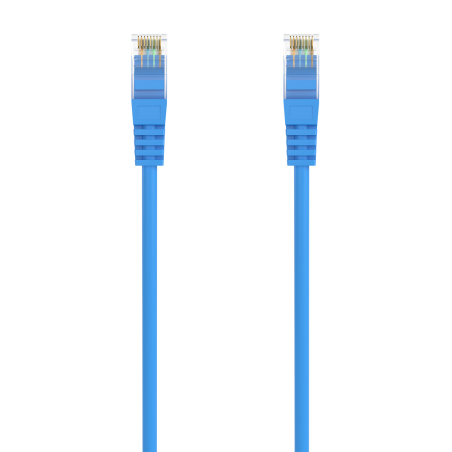 Cordon de raccordement pour câble réseau Aisens RJ45 LSZH CAT.6A 500 MHz UTP AWG24 - 3.0M - Couleur bleue