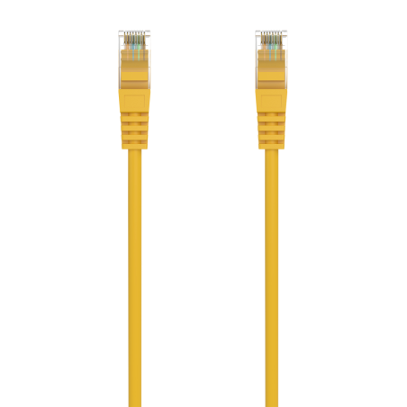 Cordon de raccordement pour câble réseau Aisens RJ45 LSZH CAT.6A 500 MHZ UTP AWG24 - 3.0M - Couleur jaune