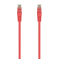 Cordon de raccordement pour câble réseau Aisens RJ45 LSZH CAT.6A 500 MHz UTP AWG24 - 3.0M - Couleur rouge