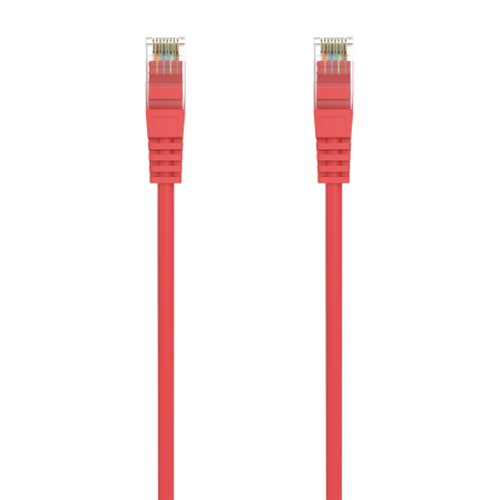 Cordon de raccordement de câble réseau Aisens RJ45 LSZH CAT.6A 500 MHz UTP AWG24 - 30CM - Couleur rouge