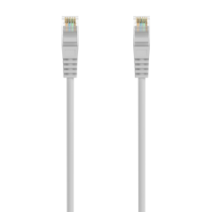 Cordon de raccordement pour câble réseau Aisens RJ45 LSZH CAT.6A 500 MHz UTP AWG24 - 1,5 M - Couleur grise