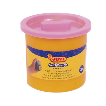 ✅ Jovi Soft Dough Blandiver Etui de 5 pots 110gr - Pâte souple et flexible rose - Facile à pétrir et à moule en stock