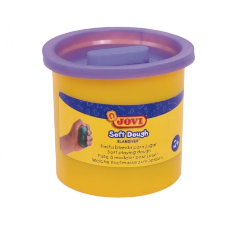 ✅ Jovi Soft Dough Blandiver Etui de 5 Pots 110gr - Violet - Souple et flexible - Facile à pétrir et à mouler en stock