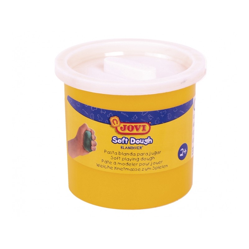 Jovi Soft Dough Blandiver Etui de 5 Pots 110gr - Pâte souple et flexible - Facile à pétrir et à mouler - Idéal pour débuter en