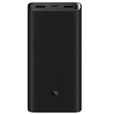 ✅ Xiaomi Mi Powerbank Batterie Externe/Power Bank 20000 mAh - Charge Rapide 50W - 2x USB-A, 1x USB-C couleur Noi en stock