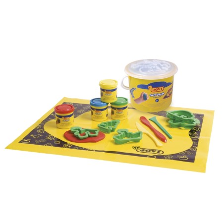 ✅ Jovi Pâte Souple Blandiver Cube 4 Pots 50gr + Accessoires - Souple et Flexible - Facile à pétrir et à moul en stock