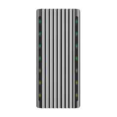 Boîtier externe Aisens M.2 (NGFF) pour SSD M.2 SATA/NVME vers USB3.1 GEN2 - Couleur grise